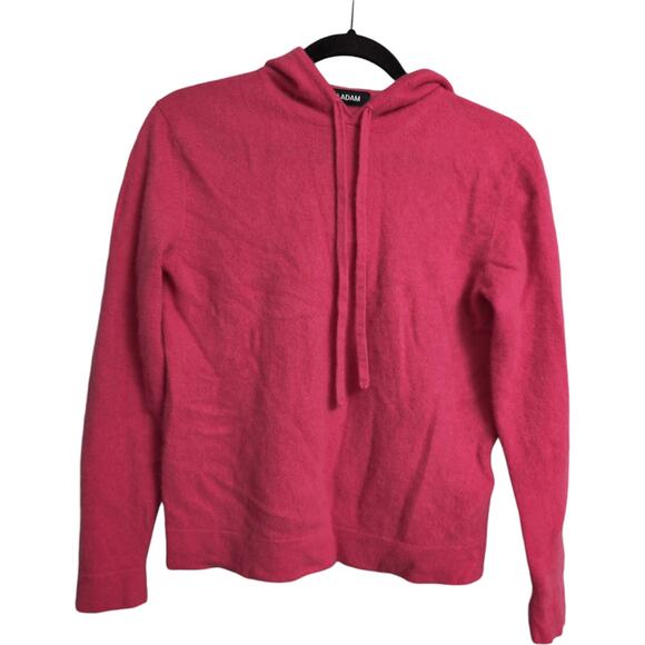 NAADAM Pink Long Sleeve Drawstring Hooded Cashmere Hoodie Sweater Size XS - Picture 1 of 6